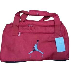 Nike Air Jordan Jumpman Duffle Bag Red Black New Small Gym Travel SM0744R78 NWT